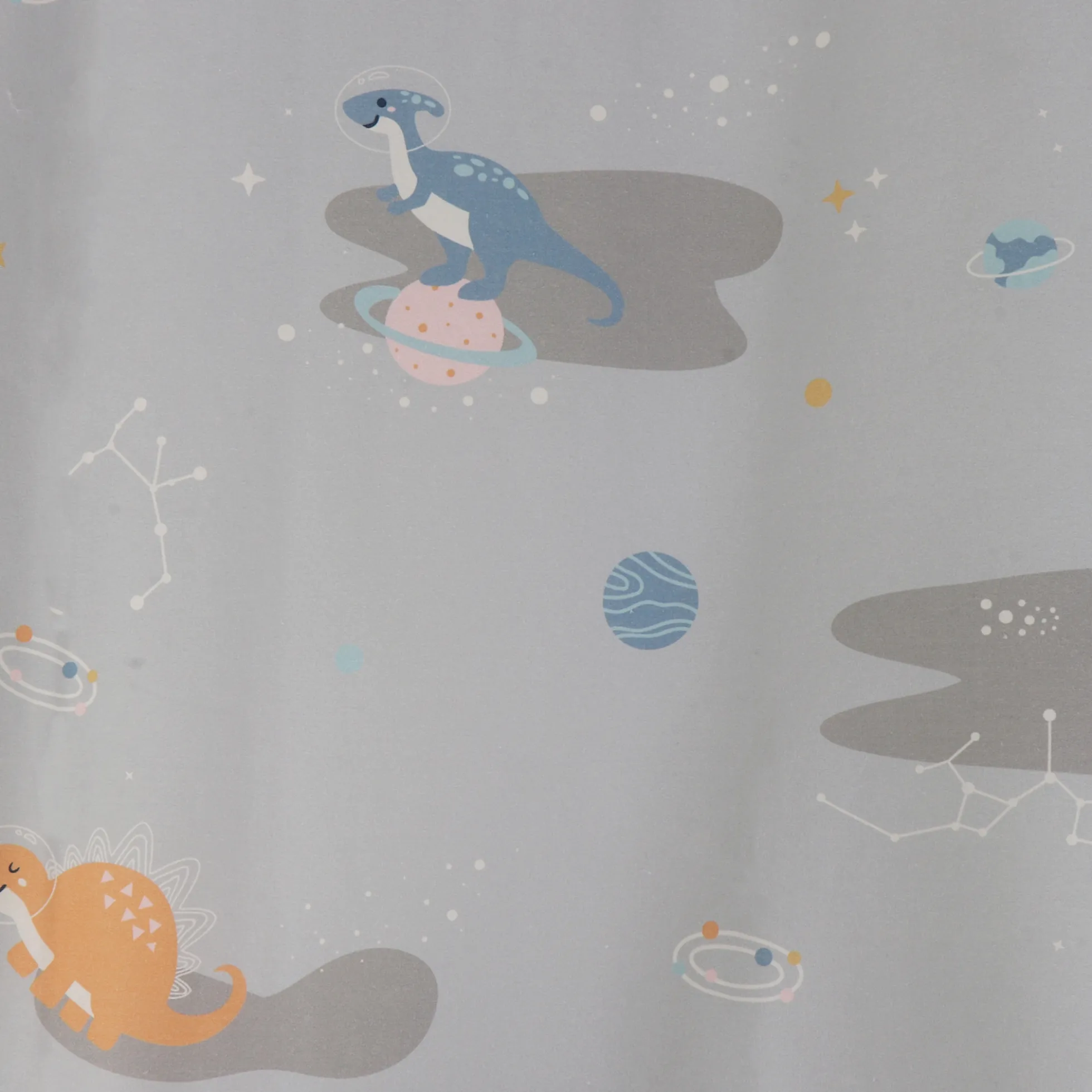Dinosaur sengetøj - 100% bomuld - Baby sengetøj 70x100 cm - Grå
