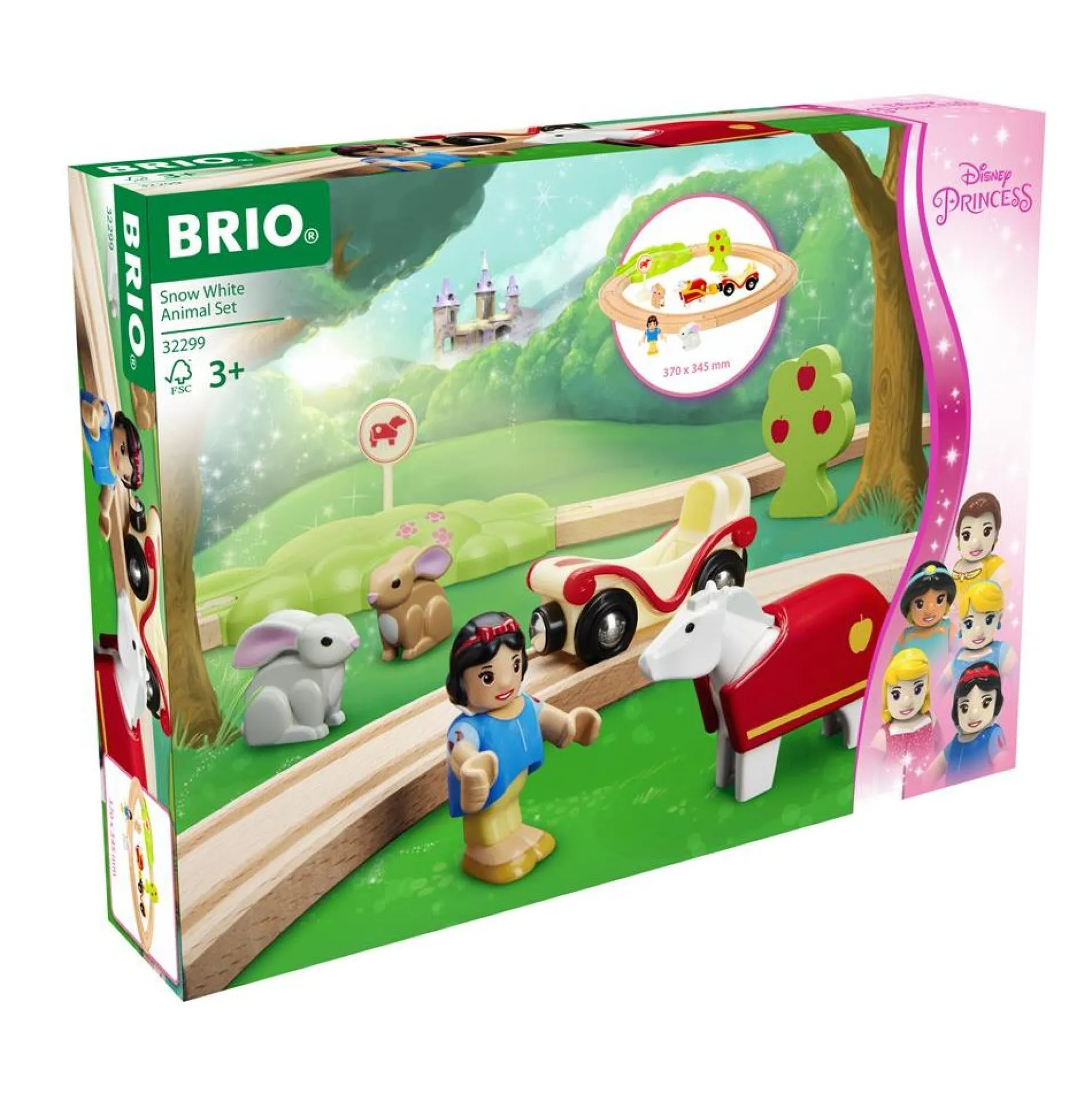 Disney Princess Snehvide Togsæt med dyr - BRIO