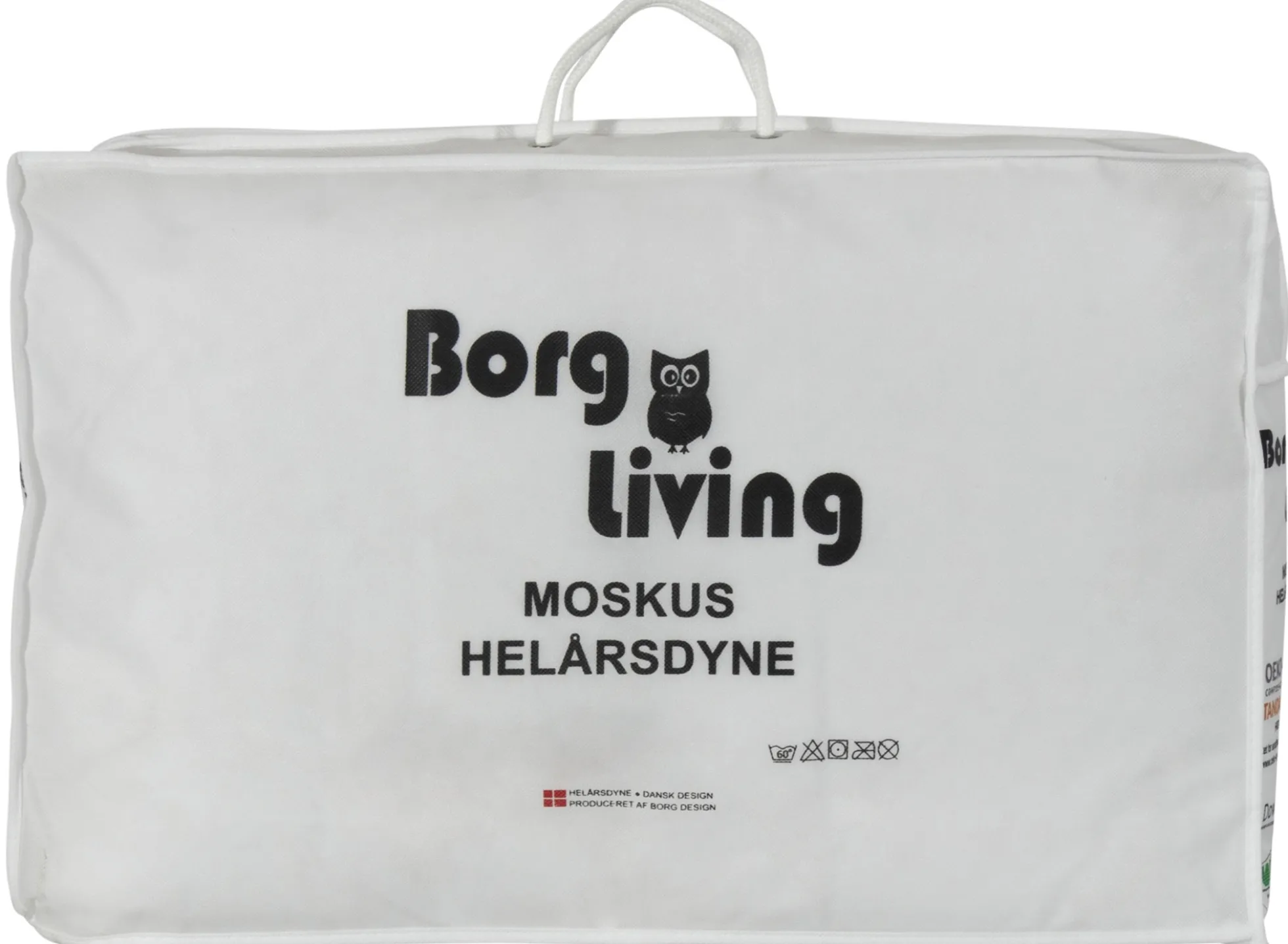 Dobbeltdyne 200x200 cm - 100% Moskundun dobbelt helårs dyne - Borg Living dyne