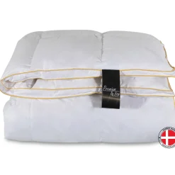 Dobbelt gåsedunsdyne - Varm helårsdyne - 240x220 cm - Premium By Borg - Gulddynen varm