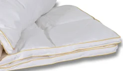Dobbelt gåsedunsdyne - Varm helårsdyne - 240x220 cm - Premium By Borg - Gulddynen varm