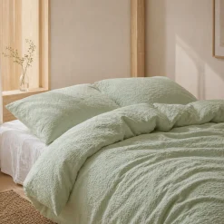 Dobbelt sengetøj 200x220 cm - Bæk og bølge - Høie Of Scandinavia - Sol Sage Green