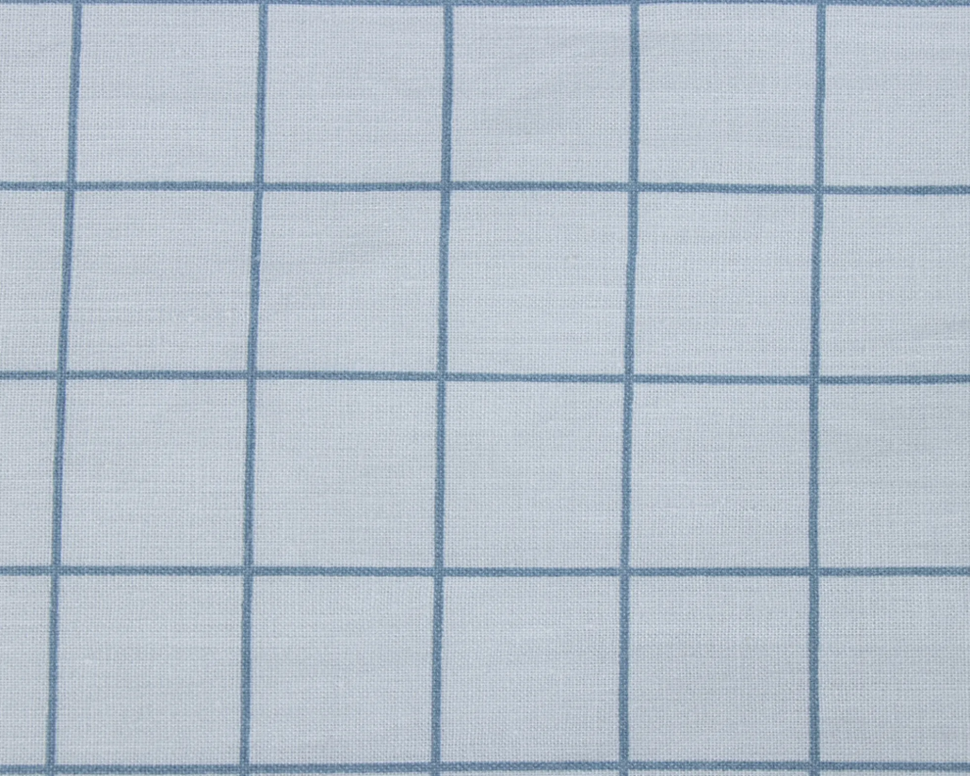 Dobbelt sengetøj 200x220 cm - 100% bomuld - Blåt med mørkeblå tern