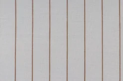 Dobbelt sengetøj 200x200 cm - 100% bomuld - Blå med brune striber