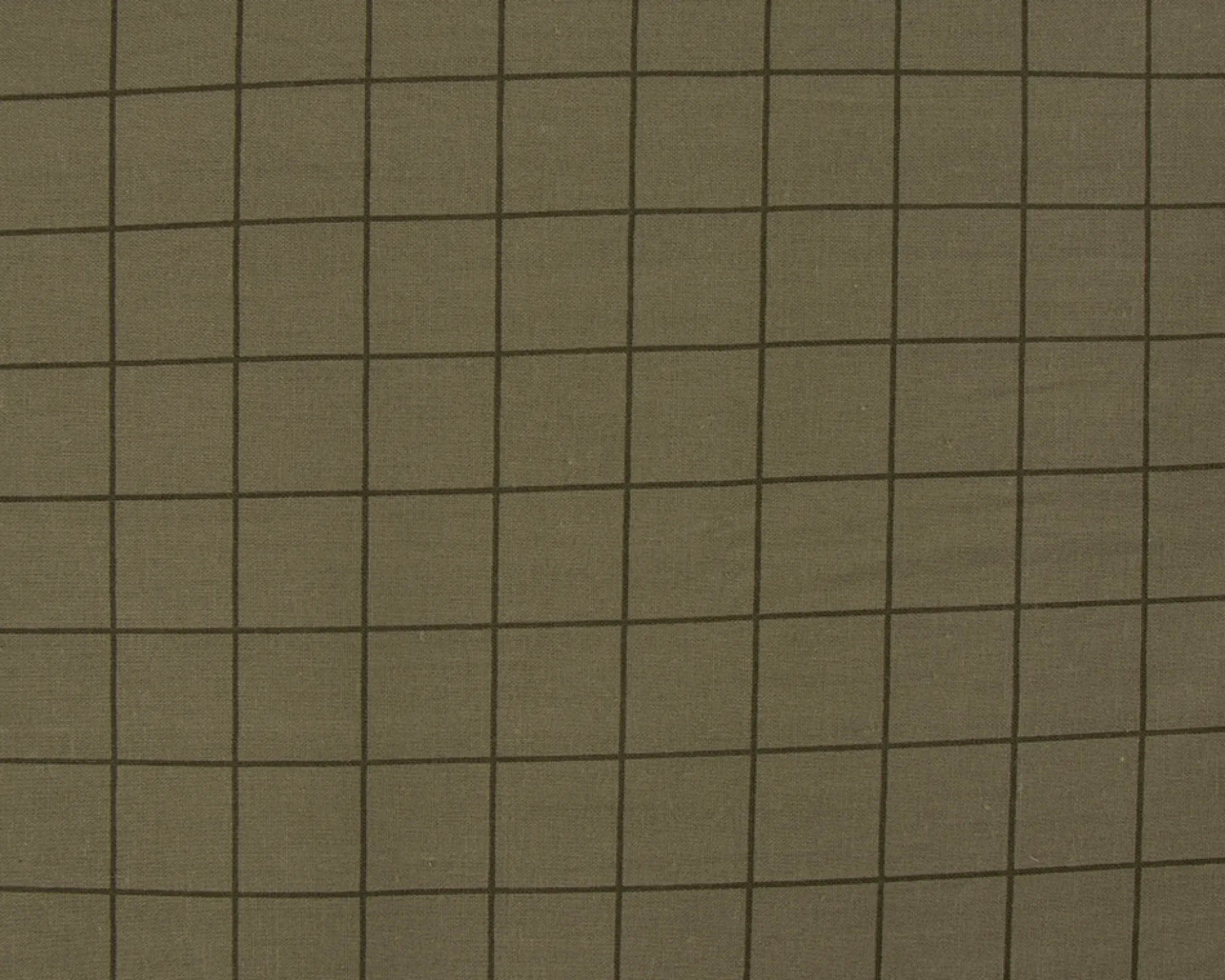 Dobbelt sengetøj 200x220 cm - 100% bomuld - Grønt med mørkegrønne tern