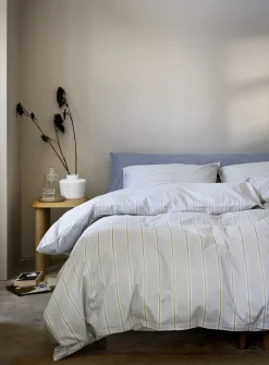 Dobbelt sengetøj 200x220 cm - 100% bomuld - Høie of Scandinavia - Magnus Denim Blå