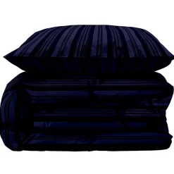 Dobbelt sengetøj 200x220 cm - 100% Damaskvævet bomuldssatin - Södahl Noble - Blå