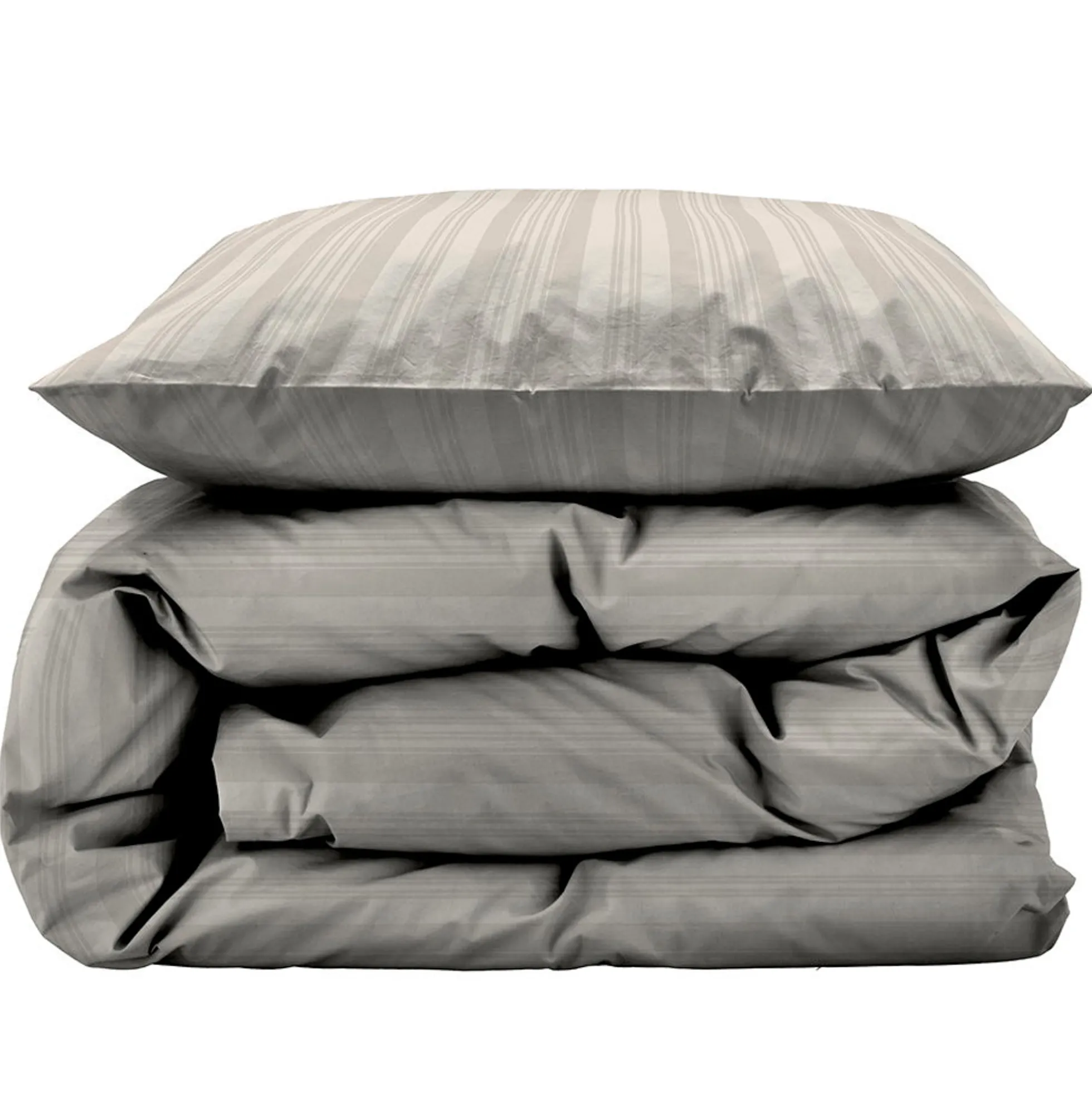Dobbelt sengetøj 200x220 cm - 100% Damaskvævet bomuldssatin - Södahl Noble - Beige