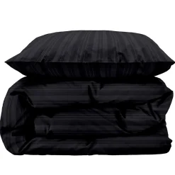 Dobbelt sengetøj 200x220 cm - 100% Damaskvævet bomuldssatin - Södahl Noble - Antracitgrå