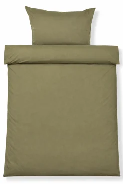 Dobbelt sengetøj 200x200 cm - Stonewashed - Firm green