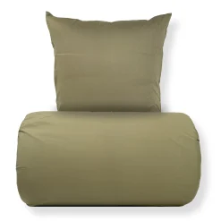 Dobbelt sengetøj 200x200 cm - Stonewashed - Firm green