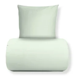 Dobbelt sengetøj 240x220 cm - Stonewashed - Firm olive