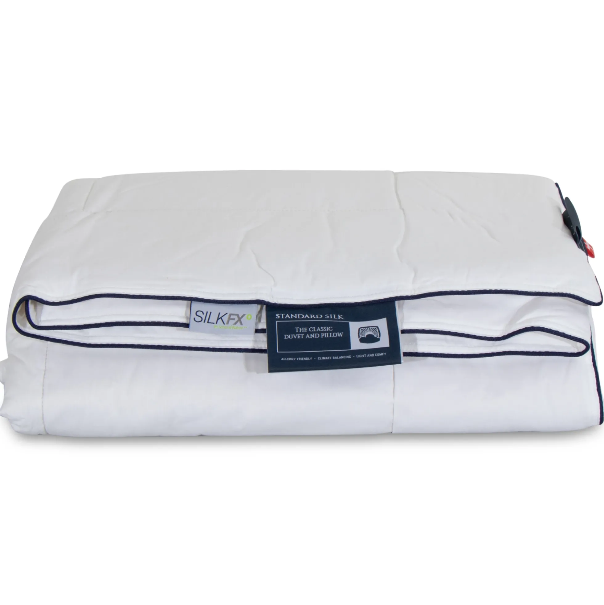 Dobbelt silkedyne helårsdyne - 100% mulberry silke - 200x220 cm - Nordic Comfort silke dyne