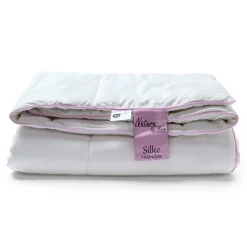 Dobbelt silkedyne - Helårsdyne i 100% mulberry silke og bambus - 200x220 cm - Nature By Borg dyne