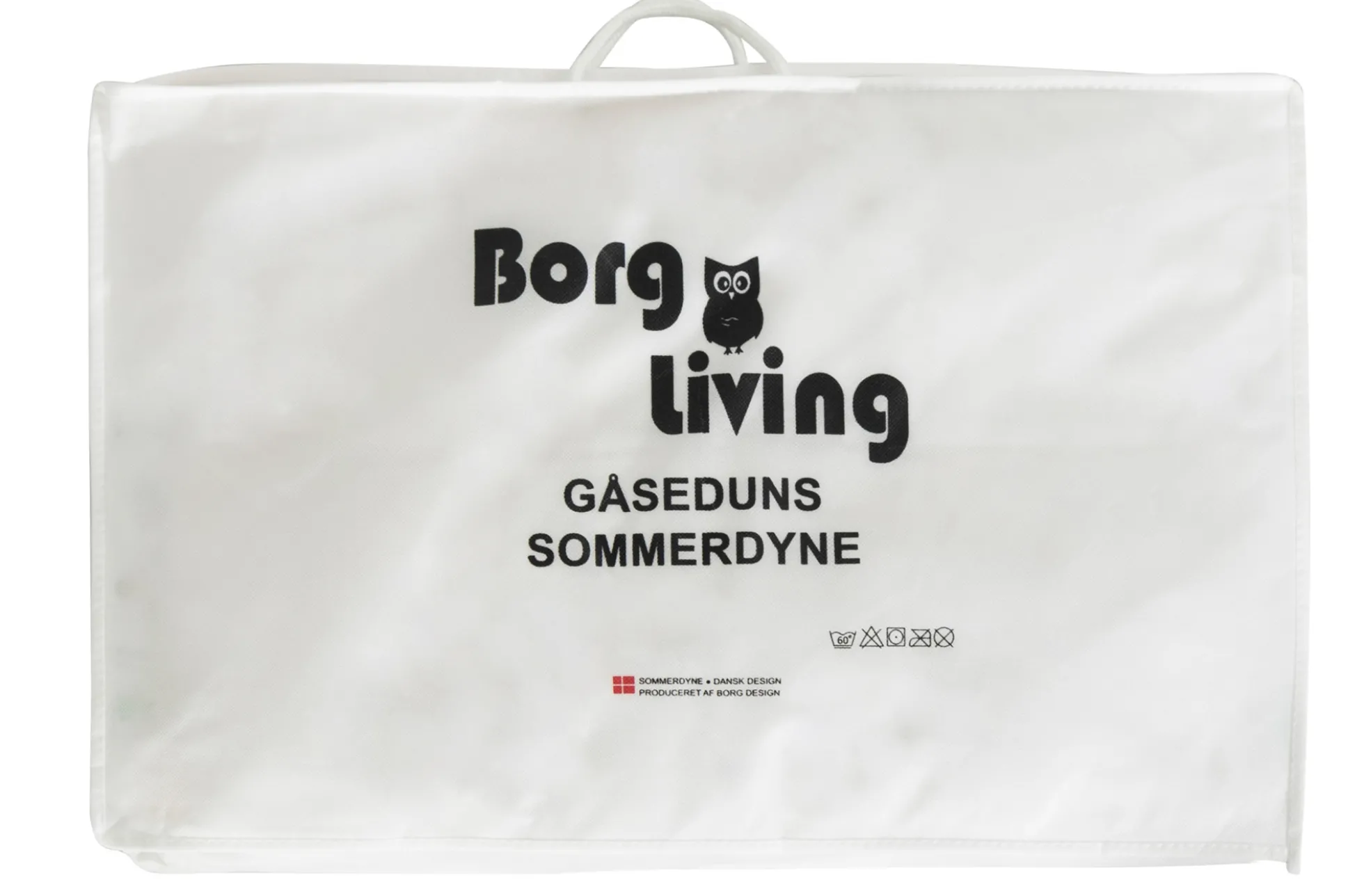 Dobbelt sommerdyne - 200x220 cm - 100% gåsedun - Borg Living let sommerdyne