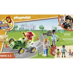 D*O*C* - Ambulanceaktion. Hjælp racerkøreren! - PL70919 - PLAYMOBIL Duck On Call