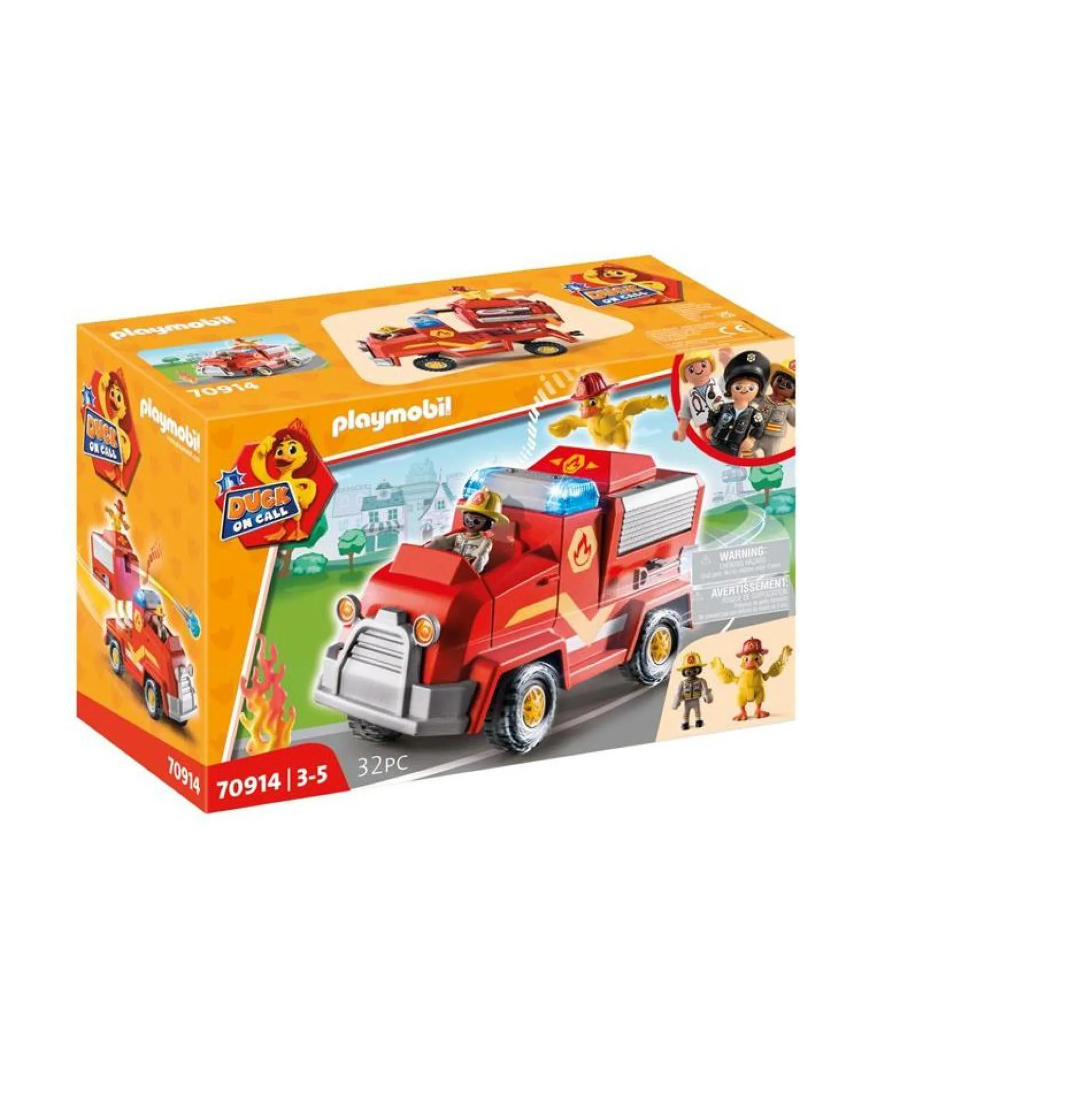 D*O*C** - Brandvæsenets udrykningskøretøj - PL70914 - PLAYMOBIL Duck On Call