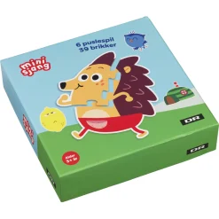 DR Minisjang figurpuslespil - 6 puslespil - 39 brikker