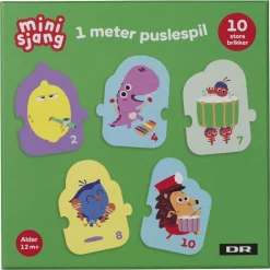 DR Minisjang 1 meter puslespil med 10 brikker