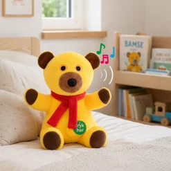 DR talende Bamse - Plysfigur med lyd - 25 cm