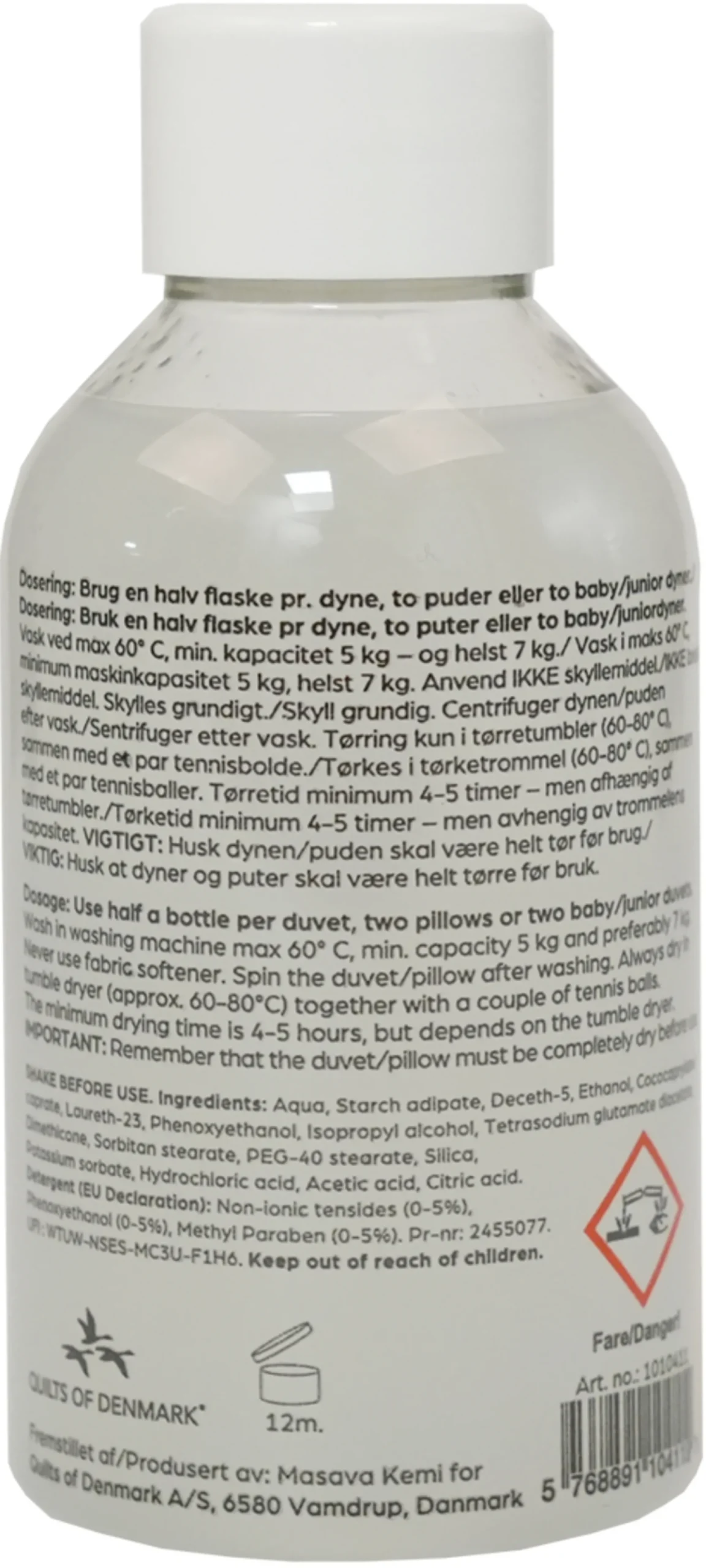 Dun vaskemiddel - Vaskemiddel til dyner og puder