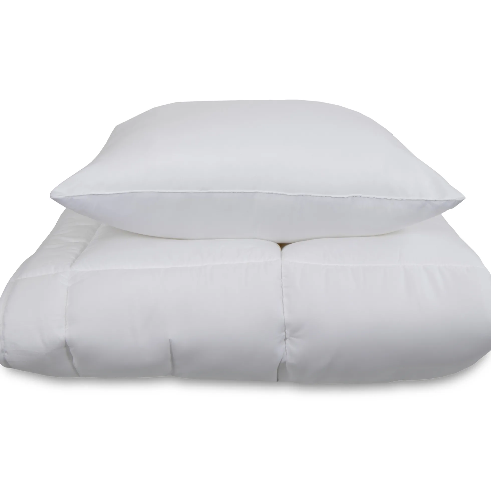 Dyne og pude sæt - Helårsdyne + Hovedpude 140x200 cm/60x63 cm - Zen Sleep fiberdyne og fiberpude