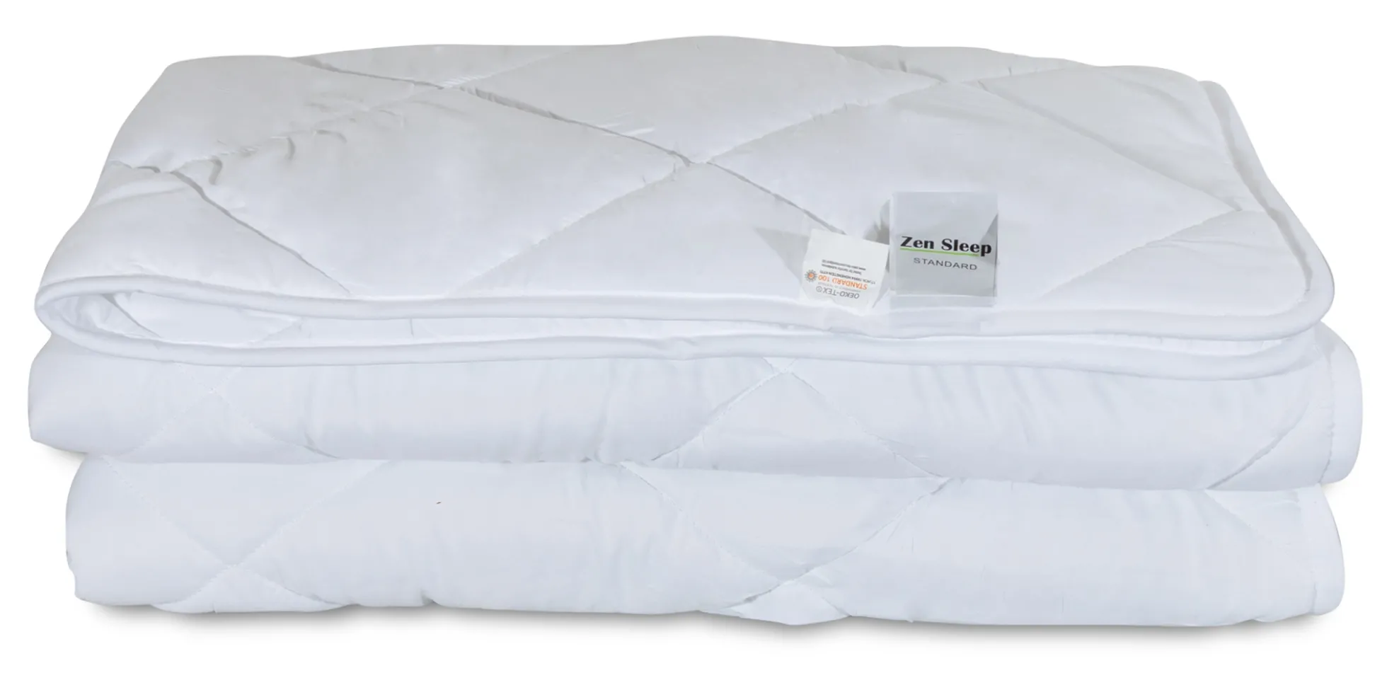 Dyne og pudesæt - Helårsdyne 150x210 cm + pude 50x60 cm - Fiberdyne - Zen Sleep allergivenlig dyne og pude
