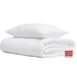 Dyne-pude sæt - Allergivenlig og praktisk sommer fiberdyne og pude - 140x220 cm - Komplett fra Høie Of Scandinavia