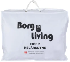 Dyne pude sæt - Helårs fiberdyne 150x210 cm + pude 60x63 cm - Microfiber dyne - Borg Living
