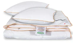Dyne pude sæt - Moskusdun sommerdyne - Sommerdyne 200x220 cm + 2 puder på 60x63 cm - Borg Living