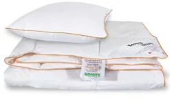 Dyne pude sæt - Moskusdun sommerdyne - Sommerdyne 150x210 cm + pude 60x63 cm - Borg Living