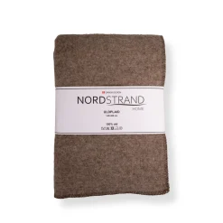 Eksklusiv uldplaid - 100% Uld - 140x200 cm - Ekstra kraftig kvalitet - Oslo Natur