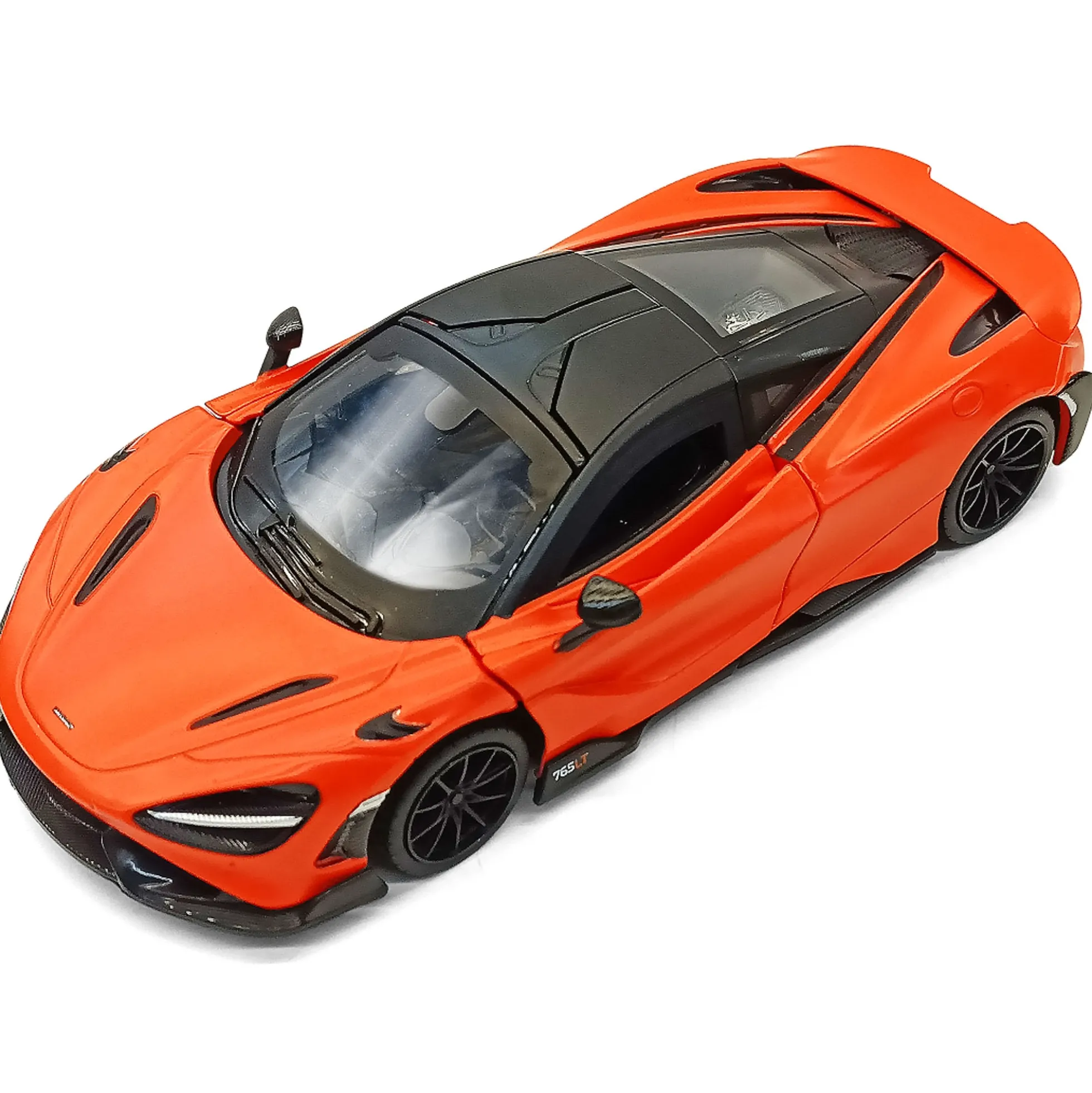 Elektrisk legetøjsbil - Sportsbil - Orange metal - MSZ