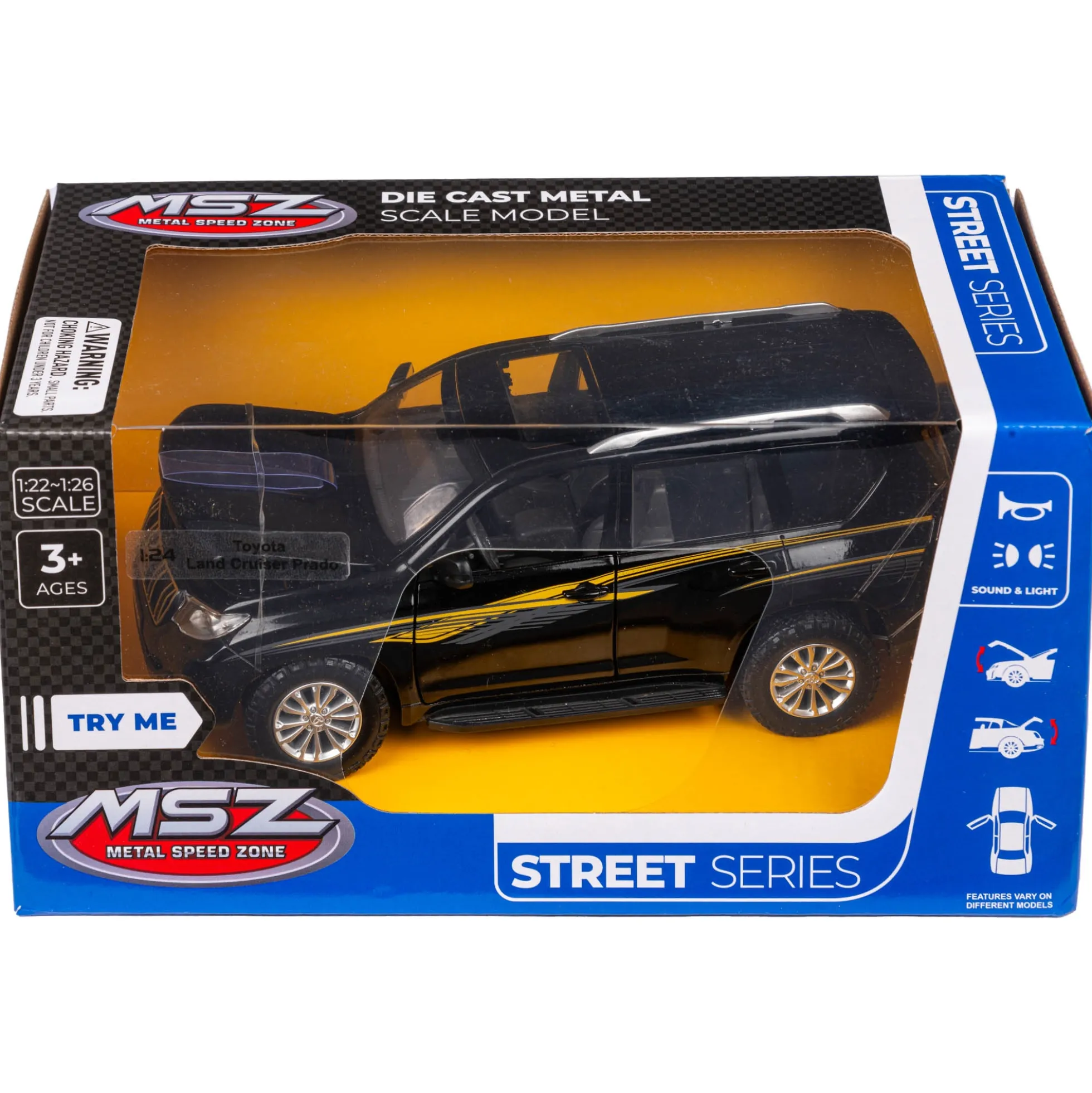 Elektrisk legetøjsbil - SUV - Sort metal - MSZ