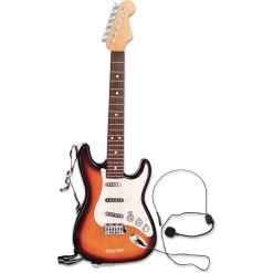 Elektrisk rockguitar med headset og skulderrem til børn - 67 cm - Bontempi musiklegetøj