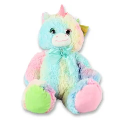 Enhjørning bamse 54cm høj i pastel farver