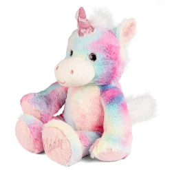 Enhjørning bamse - Siddende enhjørning - 25 cm