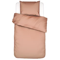 Essenza sengetøj - 140x220 cm - 100% bomuldssatin sengesæt - Minte Bright Terra sengelinned