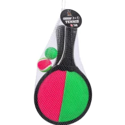 Fang-/strandtennis -2-i-1 spil - 2 bat og bolde