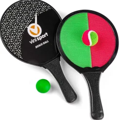 Fang-/strandtennis -2-i-1 spil - 2 bat og bolde