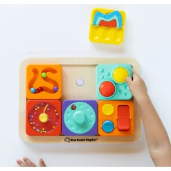 Fat Brain PlayTab startsæt med baseplade og 6 brikker - 28x21 cm