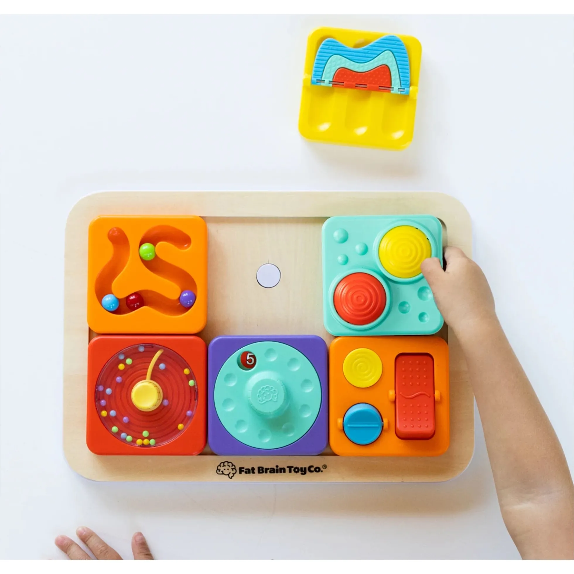 Fat Brain PlayTab startsæt med baseplade og 6 brikker - 28x21 cm