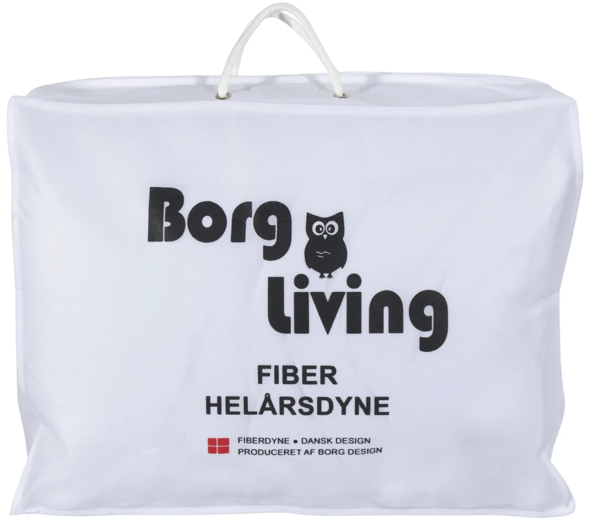 Fiberdyne - Helårsdyne - Microfiber dyne - 200x200 cm - Borg Living