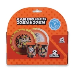 First Grade Kop- & Tallerkensæt - Børneservice med to tallerkener og to kopper