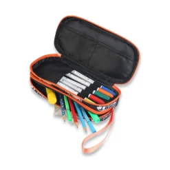First Grade penalhus med 2 rum - Sort