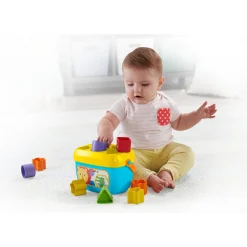 Fisher-Price Baby's First Blocks puttekasse med 10 klodser