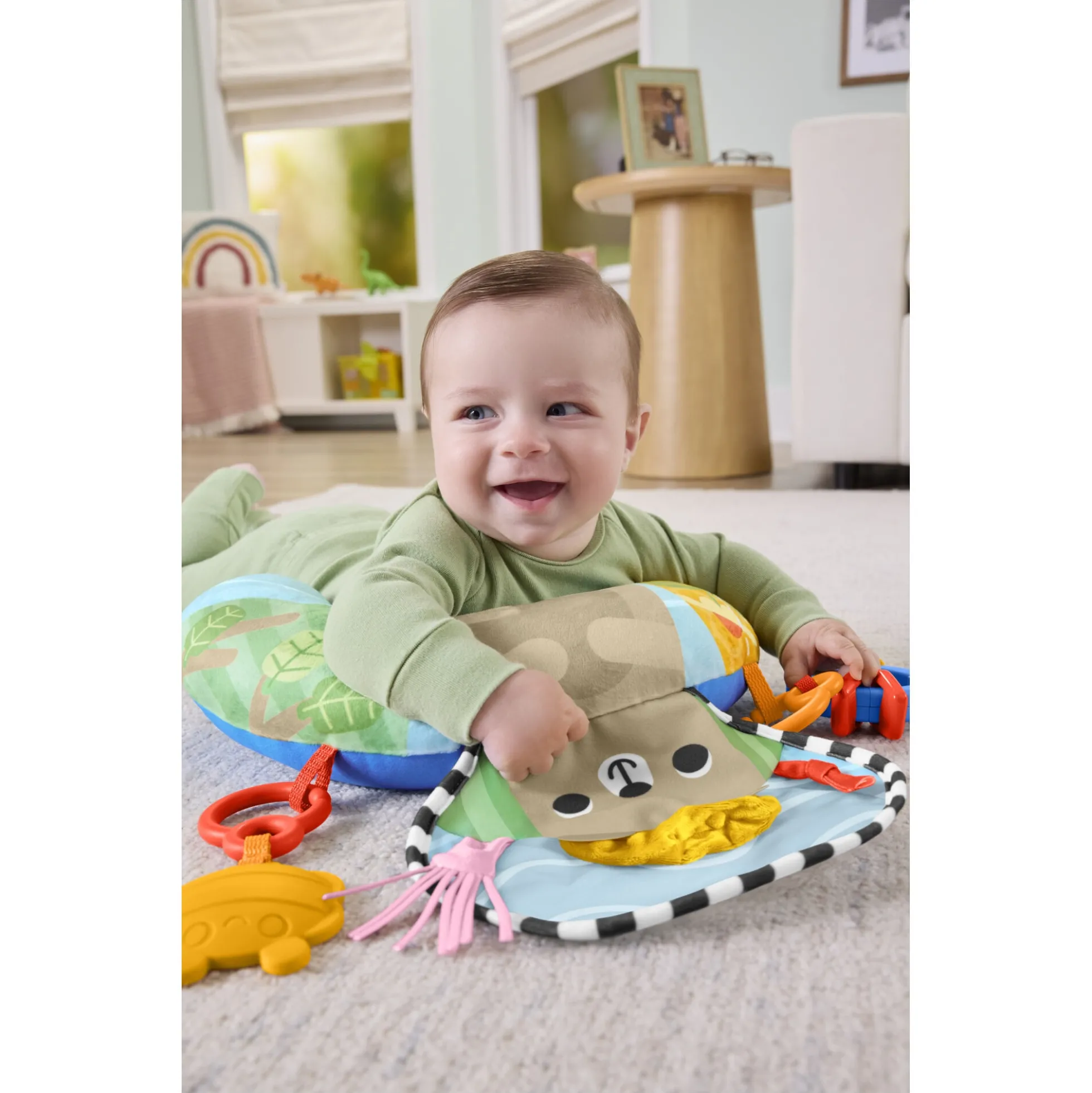 Fisher-Price Balanced Beginnings mavekile med aktivitetslegetøj - 31 cm