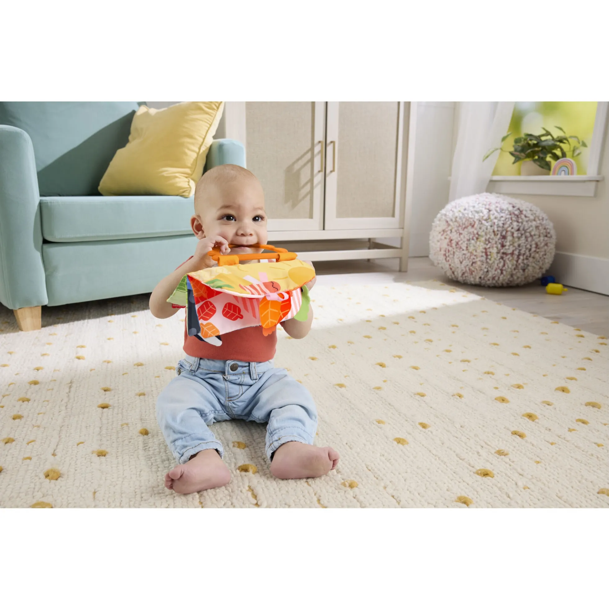 Fisher-Price Balanced Beginnings blød sansebog med årstider - 24 cm - 0 mdr