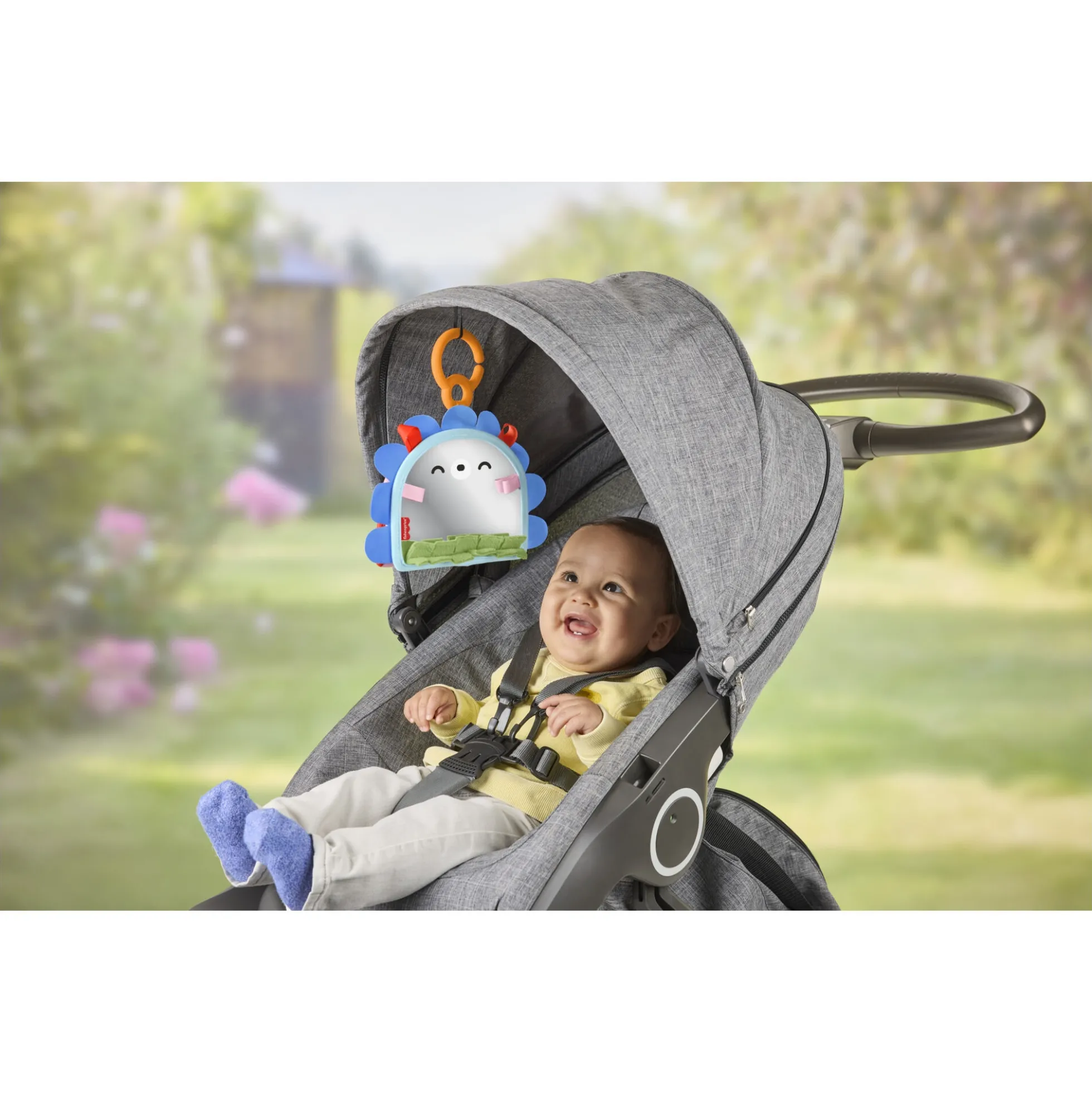 Fisher-Price Balanced Beginnings babyspejl til maveleg - 23 cm - 0 mdr