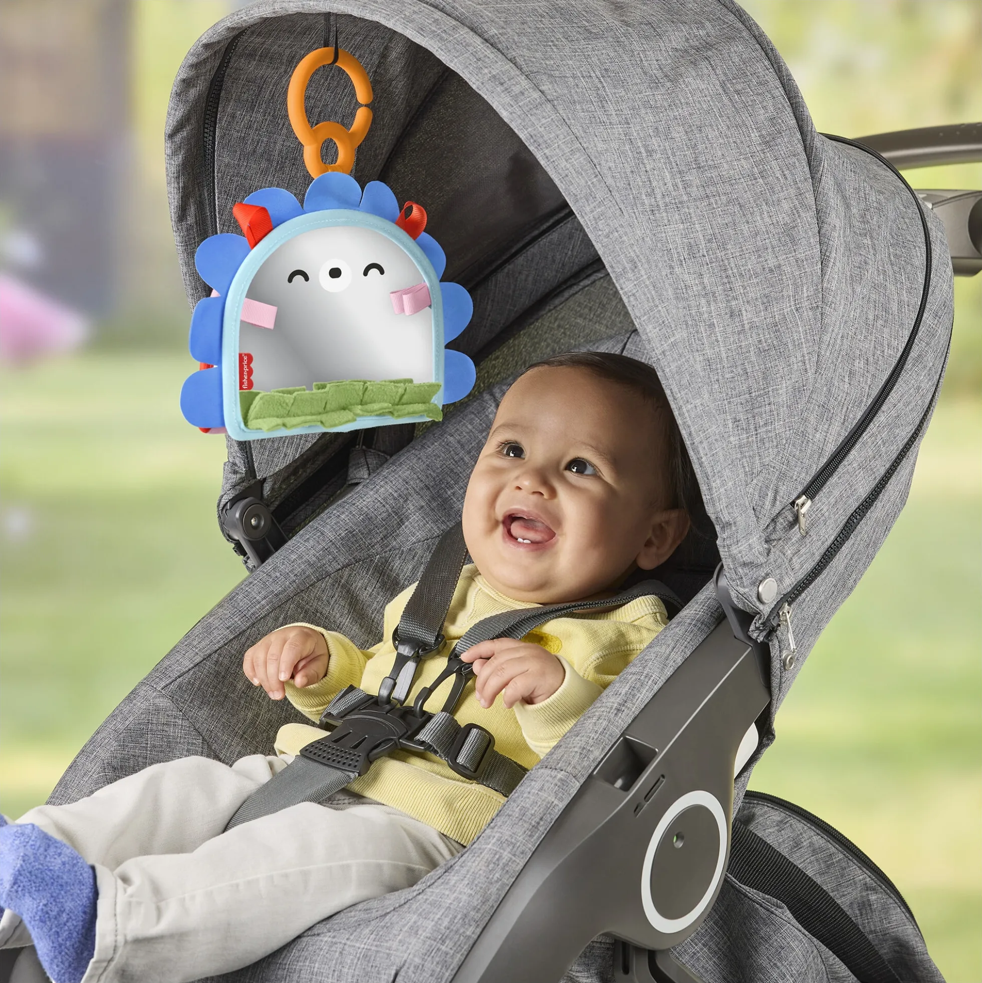 Fisher-Price Balanced Beginnings babyspejl til maveleg - 23 cm - 0 mdr